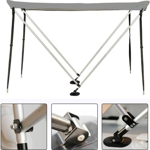 Kayak Awning Canopy Multifunctional Foldable Boat Tent Top Cover Folding Marine Sunshade Waterproof Cloth Sun Shelter