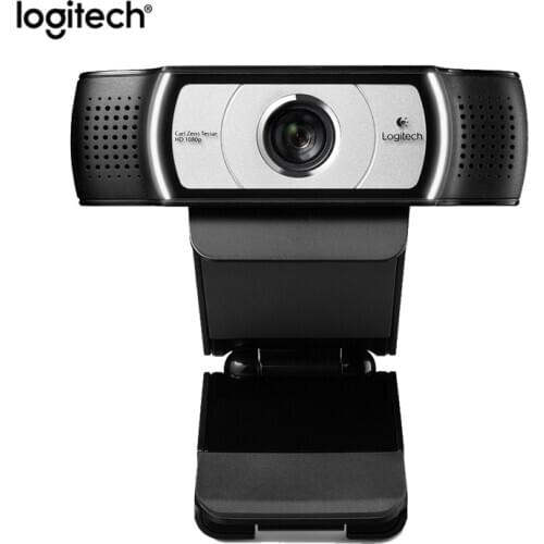 Original Logitech C930C HD Smart 1080P Webcam with Cover for Computer Zeiss Lens USB Video camera 4 Time Digital Zoom Web cam