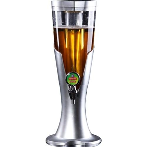 3 Liter Wine Cannon Wine Rack Beer Beverage Machine Cold Drink Machines Juice Container With Icicle Lights Party Bar Tools