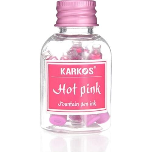 1 Bottle Colorful 1ml Ink Cartridge Refills Ink Fountain Pen Stationery School 2XPF