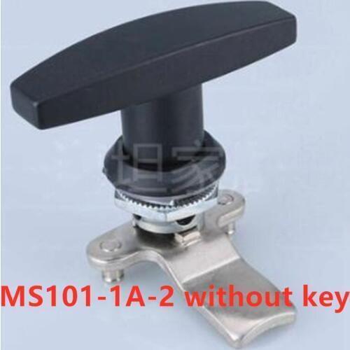 10pcs Handle T-type handle lock distribution box handle lock MS101-1A-2 electric box handle lock
