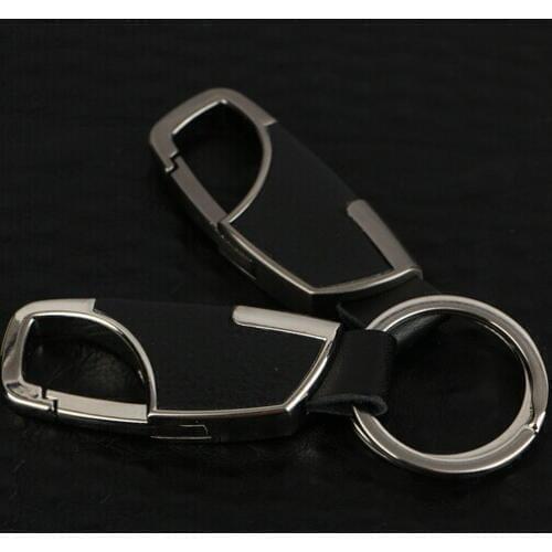 Car-Styling Metal Key Ring Cowhide KeyChain For Lexus ES250 RX350 330 ES240 GS460 CT200H CT DS LX LS IS ES RX GS GX-Series