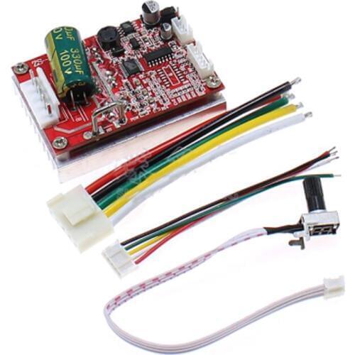 BLDC Three Phase Brushless Hall Motor Controller DC 36V 48V 60V 72V 350W Motor Control Driver Board PLC 0-5V analog quantity