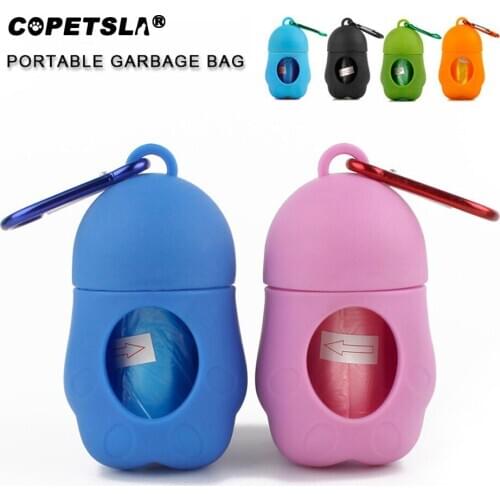 Copetsla 1Pcs Dog Poop Waste Bag Storage Box Pet Supplies Garbage Bags Carrier Holder Cleaning Tool Litter Picker Poop Bag