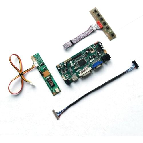 For NL10276BC26 TM133XG LVDS 20Pins 13.3" LCD panel 1024*768 VGA+DVI keyboard 1CCFL M.NT68676 screen controller board kit