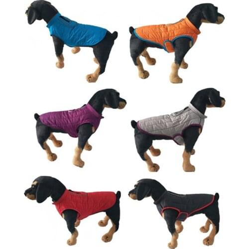 Double sided Winter Dog Clothes Pets Clothing for Small Large Dogs Waterproof Pet Vest Jacket Coat Chihuahua Pug French Bulldog