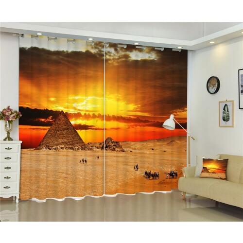 Customized Luxury 3D Blackout Curtains for Living Room Bed Room Office Hotel Window Curtains Drapes Tapestry Rideaux Cortinas