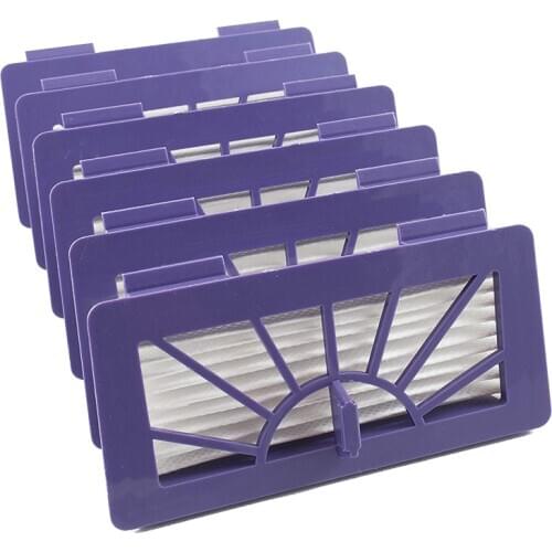 Vacuum Cleaner Robot Replacement Kit I Premium Neato Accessory 6 x HEPA filter fits Neato XV Signature Pro, for model 945-0005
