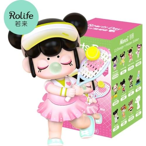 Robotime Rolife Nanci VI Blind Box Brand Designer Dolls Action Figure Toys Sports Day Children Friend Gift Lady Surprise Box
