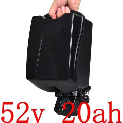 52V 20AH 48V 20AH Lithium battery 51.8V 52V 20AH Electric Bicycle Battery 52V Ebike Battery for 48V 500W 750W 1000W motor