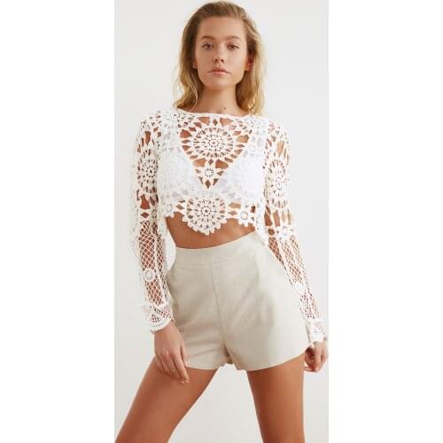 Trendyol Linen Looking Shorts & Bermuda TBESS21SR0058