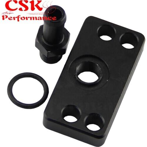 New Fuel Rail Adapter With 6mm Tail Fits For Honda Civic DC2 D15 D16 B16A B18C Black / Blue