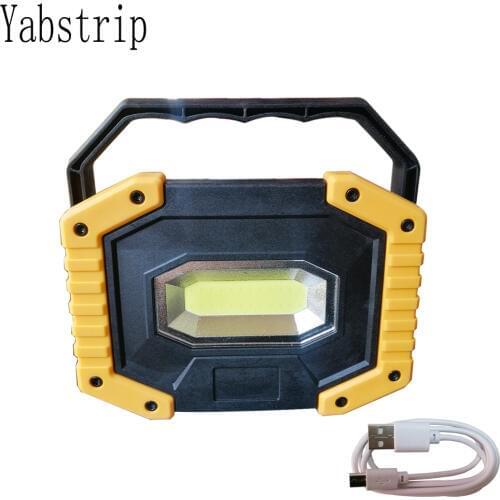 Led Portable Spotlight Rechargeable 18650 Battery Outdoor searchlight Work Light Lamp For Hunting Camping COB led Flashlight