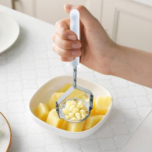 Potato Masher Stainless Steel Pusher With Broad Mashing Plate For Smooth Mashed Potatoes Fruit Vegetable Tools Press Crusher