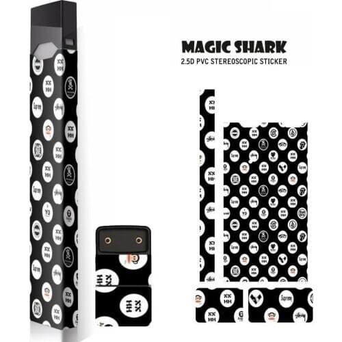 Magic Shark High Quality New Fashion Sky Star Sticker For Juul Skin for Juul Case Cover Film Sticker E Cigarette