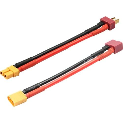 1Pcs XT30 Female / Male to T-Plug Connector Plug with 16AWG connection cables For RC Model Multicopter FOR FRSKY R9M R9M2019
