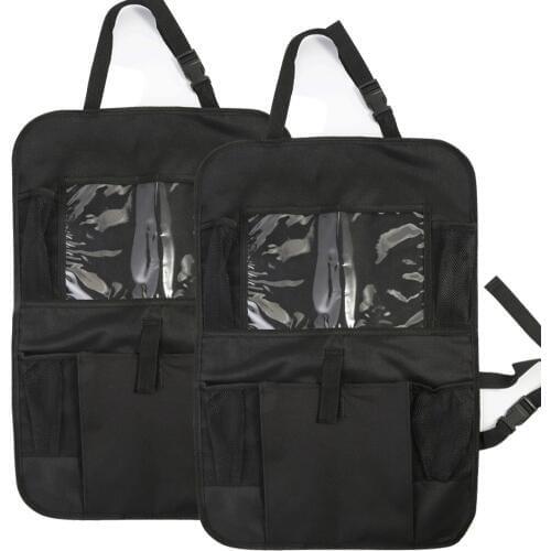 2 Packs Kick Mat Car Backseat Organizer Baby Child Kids Toy Auto Back of Seat Protector fit for car sedan truck SUV minivan