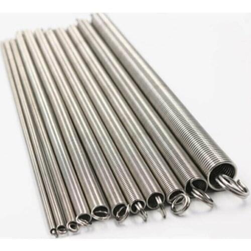 300mm Dual Hook Long Expansion Tension Spring ，Hardware Accessories Wire Dia 0.7-1mm Outer Dia 5-12mm，1Pcs