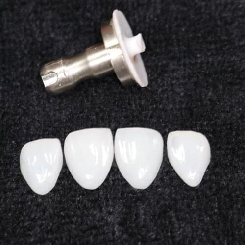 No. 33# M&S 2PCS Teeth Veneer Tooth Whitening Dental Ceramic Composite Porcelain Beauty Clinic Anterior Crystal White LOWRE