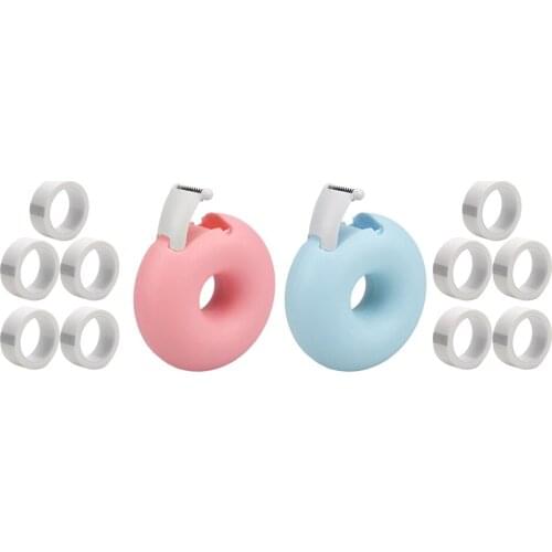 6x Donut Eyelash Tape Dispenser With Gauze Grafting Eyelashes Extension Tool