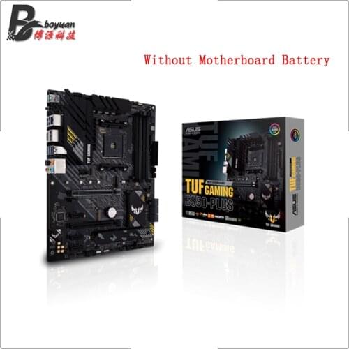 ASUS TUF GAMING B550 PLUS ATX B550M AMD B550 DDR4 4600(OC)MHz 128G,M.2, SATA,USB 3.2 Support R3 R5 R7 R9 Desktop AM4 CPU