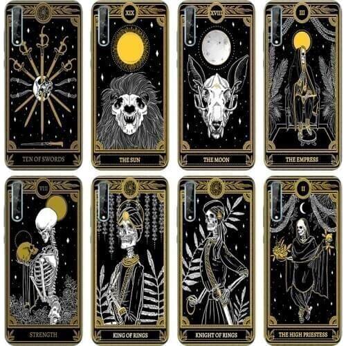 Hot The Marigold Tarot Soft Silicone Phone Case for Huawei Y5 Lite 2018 Y7 Y6 Prime 2018 Y9 2019 Y9S Y5P Y6P Y7P Y8P 2020 Cover