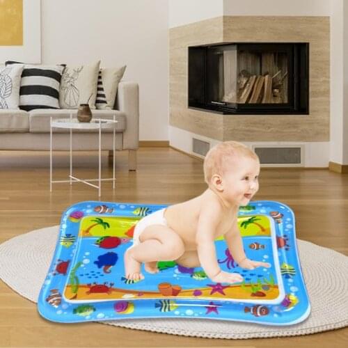 Baby Water Mat Inflatable Cushion Infant Toddler Water Play Pad For Children Early Education Developing Baby Toy Summer Toys