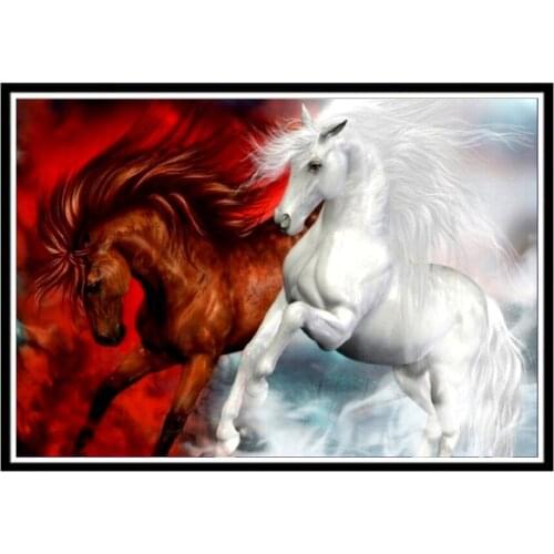 DIY 5D diamond painting cartoon animal landscape flower round diamond mosaic home decoration pattern handmade new year gift