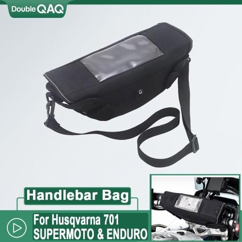 For Husqvarna 701 SUPERMOTO & ENDURO BAGS Motorcycle Handlebar Bag Waterproof Bag Travel Bag