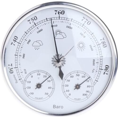 Household Weather Station Barometer Thermometer Hygrometer Wall Hanging