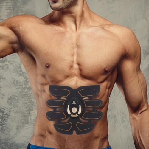 EMS Hip Abdominal Exerciser Muscle Stimulator Trainer Electric Vibrating Slimming Belt Fitness Massager Buttocks ABS Machine