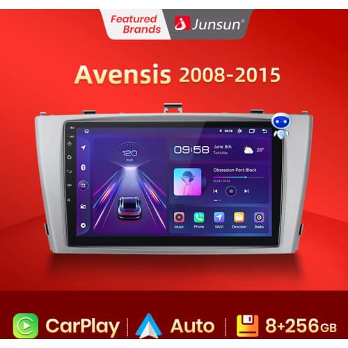 Junsun V1 2G+32G Android 10.0 DSP For Toyota Avensis 2008-2015 Car Radio Multimedia Video Player 2020 Navigation GPS 2 din dvd