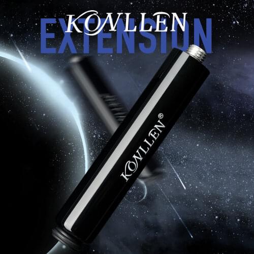 KONLLEN Cues Extension Carom Cue Extension Pool Cue Extension 15.5cm Length With KONLLEN Bumper Durable Kit Billiard Accessories