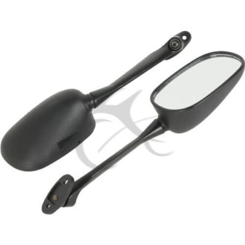 Motorcycle Black Pair Side Rear View Mirrors For Honda CBR250 CBR250R 11-12 CB1300S 03-12