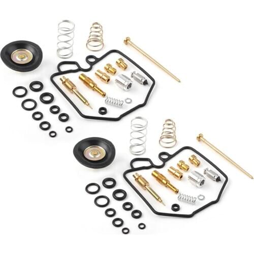 2Sets Motorcycle Carburetor Repair Rebuild Kits Air Cut Off Valve Set for Honda 1980-1982 CX500C CX500