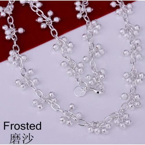 N198 Lucky Charm Silver Color Pendants For Women Jewelry Necklace Women Accessories Fashion Purple Bean Necklace /dhbalyia