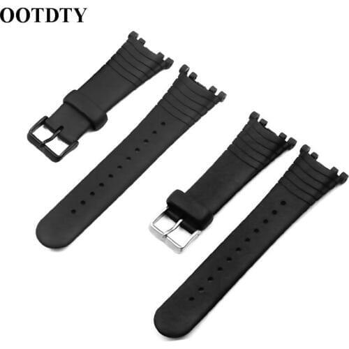 OOTDTY Soft Silicone Watch Strap Wristband Bracelet Replacement for SUUNTO Vector Smart Watch Accessories
