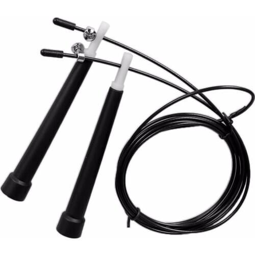 3 Meters Steel Wire Skipping Skip Adjustable Jump Rope Crossfit Fitnesss Equimpment Exercise Workout Fast Speed ABS Handle
