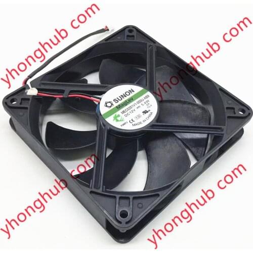 SUNON MEC0251V1-000U-AB9 DC 12V 5.4W 120x120x25mm 2-Wire Server Cooling Fan