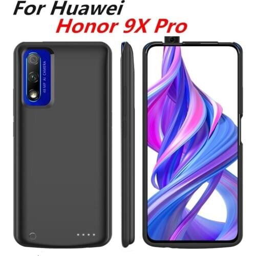 6500mAh External Backup Battery Case for Huawei Honor 9X Portable Back Clip Battery for Honor 9X Pro