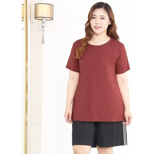 Large Size Women Tops Solid 4XL To 10XL Plus Size Blouses Women Casual Shirts Hem Split Blusas Mujer De Moda T20118