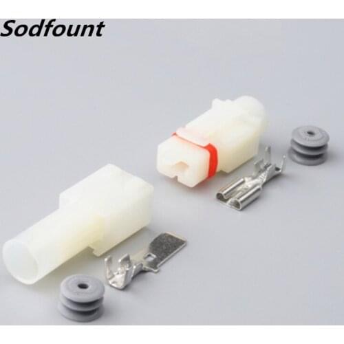 10 set 1P 1 hole 1 core car waterproof connector DJ7013-7.8-11/21 high power car connector