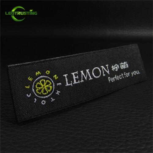 1000pcs Customized Clothing Tags Washable Garment Labels Custom Woven Labels for Clothing Brand Name Labels Logo Woven Tags