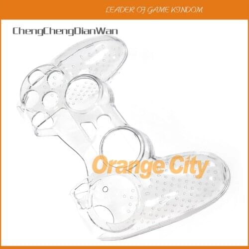 20PCS For PS4 Gamepad Crystal Shell Case Cover with dot For SONY Playstation 4 Protective Handle For PS4 Controller Case