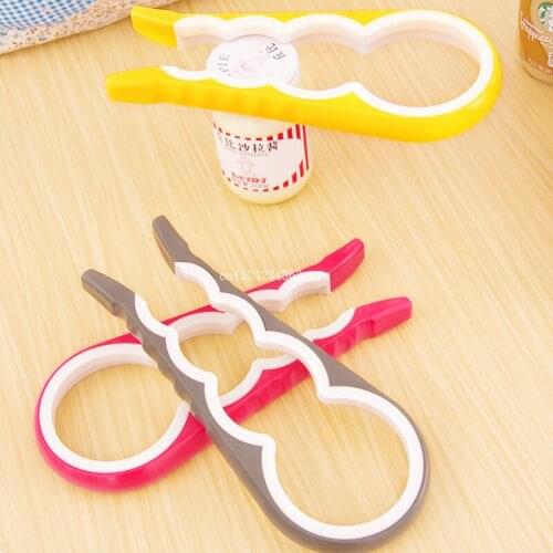 200pcs 4 in 1 Multifunction Screw Cap Jar Bottle Wrench Creative Gourd-shaped Can Opener Screw Kitchen Tool Free Fast Shipping
