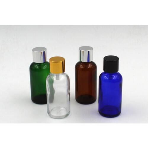 200pcs/lot 30ml Empty Glass Essential Oil Bottle With Aluminum Cap,30cc Glass Essential Oil Container Wholesale