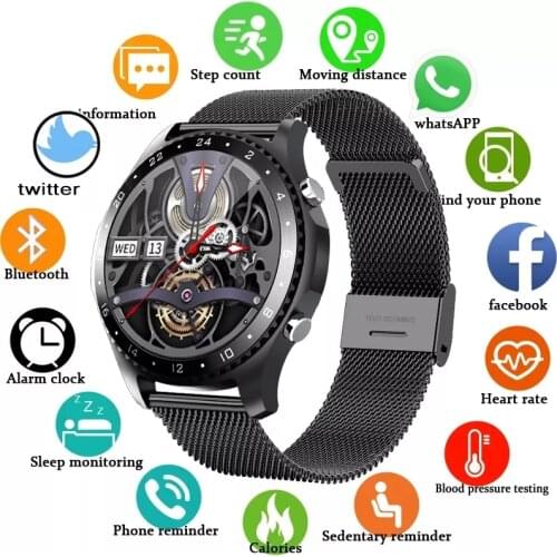 2021 Men Smart Watch Real Time Weather Forecast Activity Tracker Heart Rate Monitor Sports Women Smart Watch Men For Android IOS