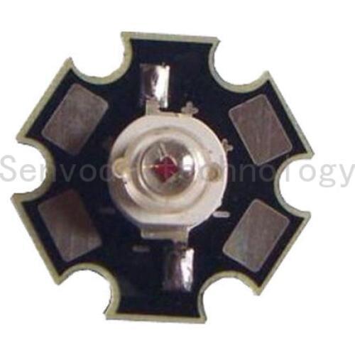 20X High standard quality plant growth 660nm 1W Red high power led light beads with aluminium PCB free shipping