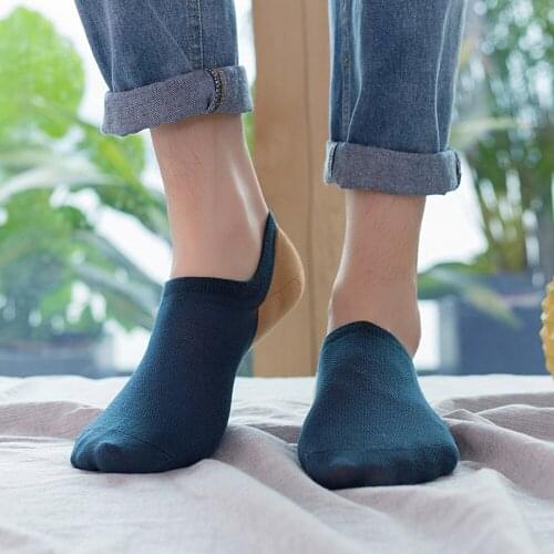 3 Pairs/Lot Mens Socks Mesh Breathable Sweat Absorbing Cotton Short Ankle Socks Invisible Male Casual Boat Socks Spring Summer