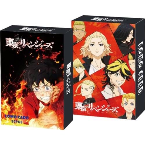 30pcs/set Anime Tokyo Revengers Sano Manjirou Mitsuya Takashi Matsuno Chifuyu Postcard Paper Collection Lomo Card Postcard Gifts